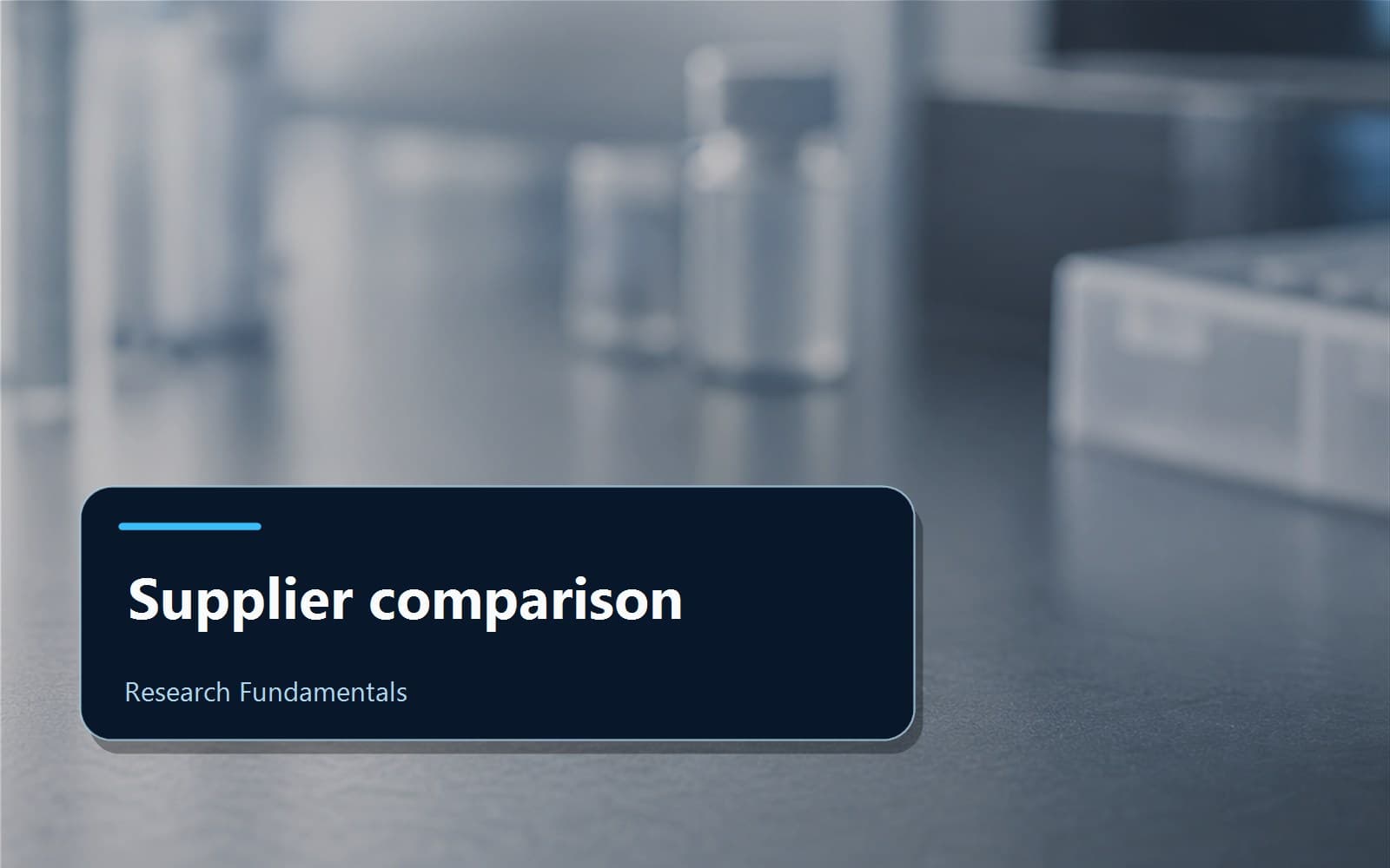 Scientific editorial image for comparing research peptide suppliers