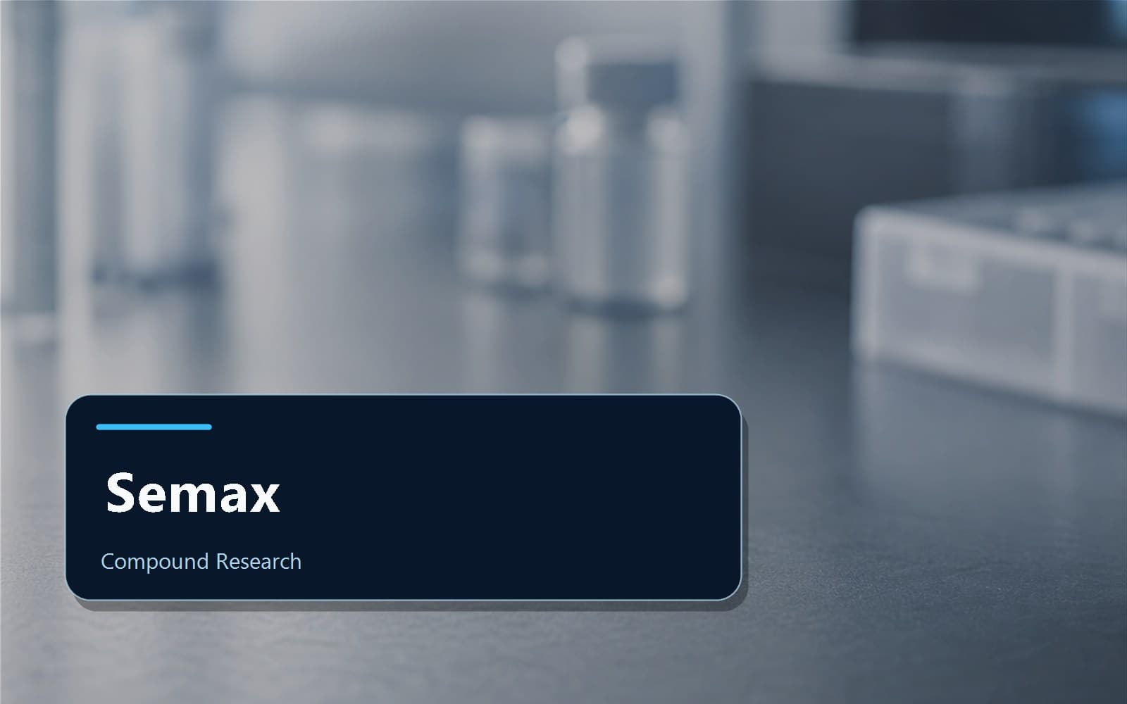 Scientific editorial image for Semax ACTH-fragment research context
