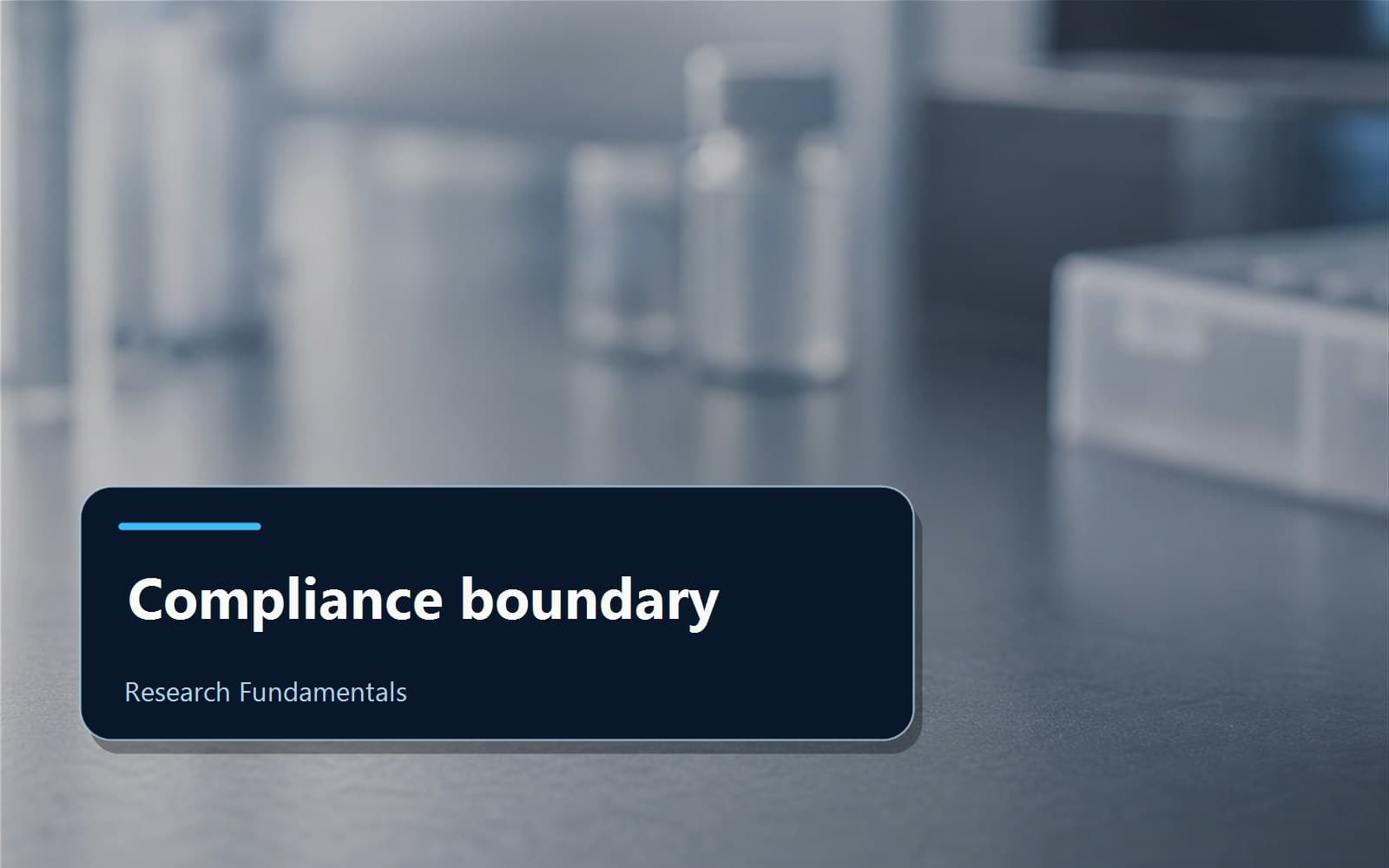 Scientific editorial image for research-use-only compliance boundary
